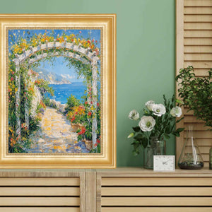 11x14 Frame Scoop Beaded Gold Picture Frame