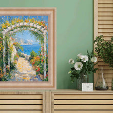 Load image into Gallery viewer, 11x14 Frame Scoop Silver Gold Leaf Wash Picture Frame