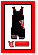 Load image into Gallery viewer, Wrestling Senior Night Gift — Custom Singlet Frame (NJ Local Pickup Available)