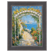 Load image into Gallery viewer, 16x20 Frame Silver Gunmetal Pewter Scoop Picture Frame
