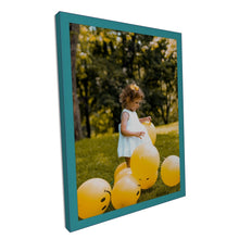 Load image into Gallery viewer, Teal Picture Frame Modern Popular Custom Size Framing