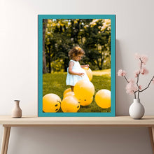 Load image into Gallery viewer, Teal Picture Frame Modern Popular Custom Size Framing