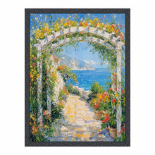 Load image into Gallery viewer, 11x14 Frame Slim Black Ash Floral Picture Frame