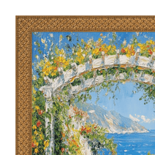 Load image into Gallery viewer, 16x20 Frame Slim Cris Cross Gothic Antique Gold Picture Frame