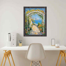 Load image into Gallery viewer, Slim Dark Bamboo Wood Picture Frame Boho Office