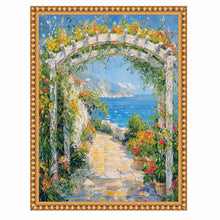 Load image into Gallery viewer, 11x14 Frame Slim Gold Leaf Beaded Picture Frame