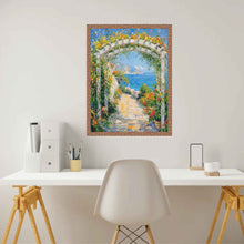 Load image into Gallery viewer, 16x20 Frame Slim Gold Leaf Floral Star Picture Frame
