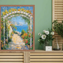 Load image into Gallery viewer, 16x20 Frame Slim Gold Leaf Floral Star Picture Frame