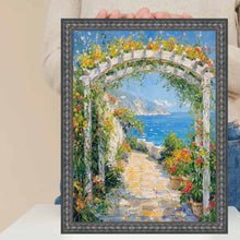 Load image into Gallery viewer, 16x20 Frame Slim Gotham Black Beaded Picture Frame