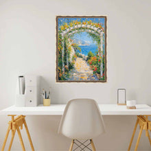 Load image into Gallery viewer, 16x20 Frame Slim Silver Leaf Bead Design Picture Frame 