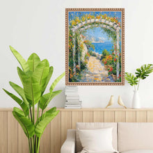 Load image into Gallery viewer, 11x14 Frame Slim Silver Leaf Beaded Picture Frame 