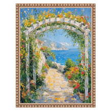 Load image into Gallery viewer, 11x14 Frame Slim Silver Leaf Beaded Picture Frame 