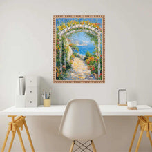 Load image into Gallery viewer, 11x14 Frame Slim Silver Leaf Beaded Picture Frame 