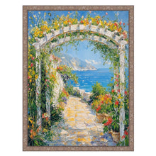 Load image into Gallery viewer, Slim Silver Pewter Leaf Floral Star Picture Frame Home Office