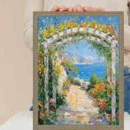 16x20 Frame Slim Silver Stars Picture Frame