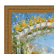Load image into Gallery viewer, Slim Vintage Antique Gold Beaded Picture Frame 