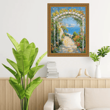 Load image into Gallery viewer, Slim Vintage Antique Gold Beaded Picture Frame 