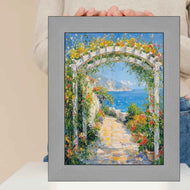 16x20 Frame Stain Steel Flat With Black Lip Picture Frame