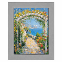Load image into Gallery viewer, 11x14 Frame Stain Steel Flat With Black Lip Picture Frame
