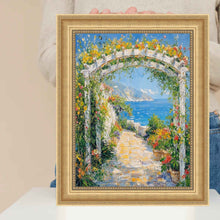 Load image into Gallery viewer, Traditional Golden Scoop Bead Picture Frame Office Décor