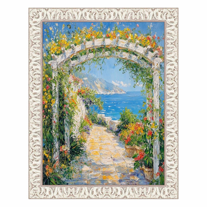 16x20 Frame Vintage Ornate White Wash Picture Frame
