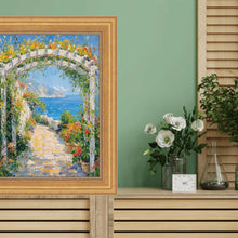 Load image into Gallery viewer, Vintage Scoop Antique Gold Bead Picture Frame Home Office