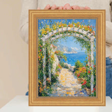 Load image into Gallery viewer, 16x20 Frame Vintage Scoop Antique Gold Bead Picture Frame