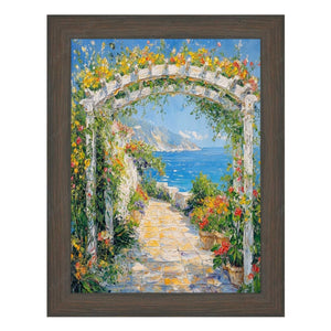 16x20 Frame Weathered Black Wooden Grain Picture Frame