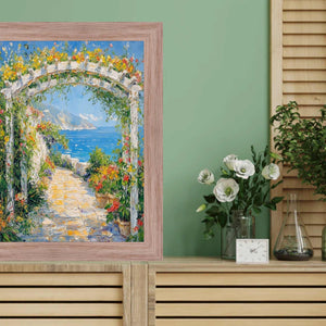 16x20 Frame Weathered White Wash Wood Grain Picture Frame
