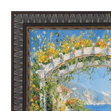 Load image into Gallery viewer, 11x14 Frame Wheat Leaf Ebony Gold Picture Frame