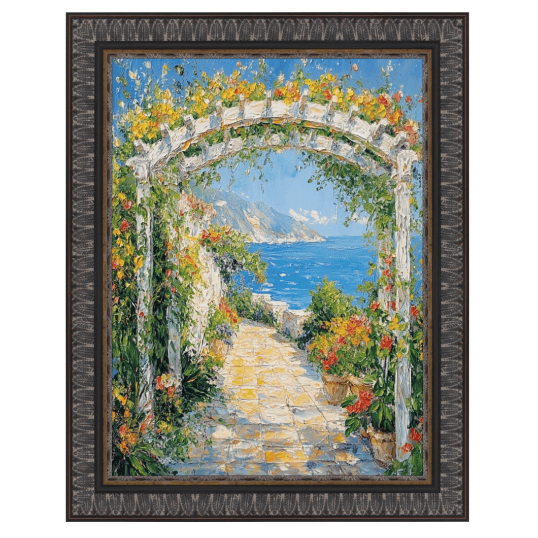 16x20 Frame Wheat Leaf Ebony Gold Picture Frame