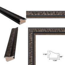 Load image into Gallery viewer, Wheat Leaf Ebony Gold Picture Frame 