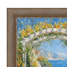 Load image into Gallery viewer, 11x14 Frame Wheat Leaf Gold With Silver Wash Picture Frame