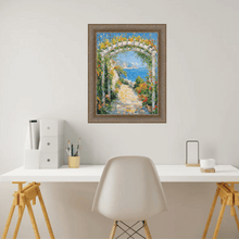 Load image into Gallery viewer, 11x14 Frame Wheat Leaf Gold With Silver Wash Picture Frame
