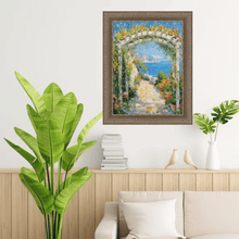 Load image into Gallery viewer, 11x14 Frame Wheat Leaf Gold With Silver Wash Picture Frame
