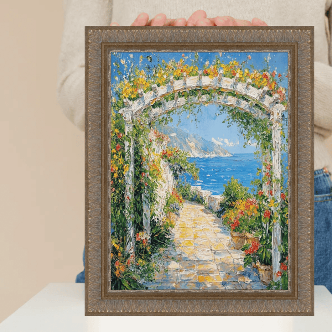 Wheat Leaf Gold With Silver Wash Picture Frame 