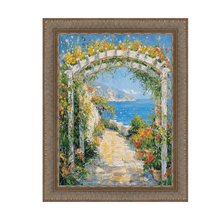 Load image into Gallery viewer, Wheat Leaf Gold With Silver Wash Picture Frame 