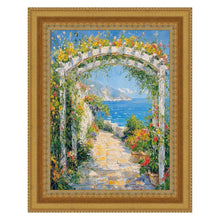 Load image into Gallery viewer, Wide Aged Gold Traditional Picture Frame Home Office