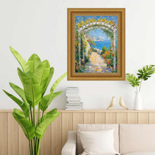 Load image into Gallery viewer, Wide Aged Gold Traditional Picture Frame Home Office