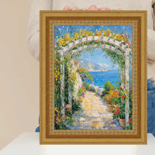 Load image into Gallery viewer, Wide Aged Gold Traditional Picture Frame Home Office