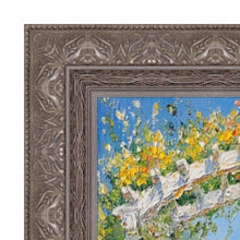 Load image into Gallery viewer, Wide Aged Vintage Silver Leaf Gothic Luxury Picture Frame art
