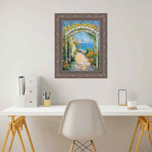 Load image into Gallery viewer, 16x20 Frame Wide Aged Vintage Silver Leaf Gothic Luxury Picture Frame