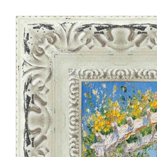 Load image into Gallery viewer, 16x20 Frame Wide Alabaster White Wash With Charcoal Picture Frame
