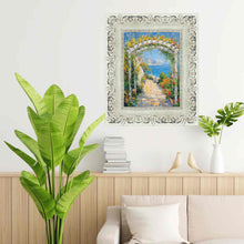 Load image into Gallery viewer, Wide Alabaster White Wash With Charcoal Picture Frame Office Décor