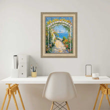 Load image into Gallery viewer, Wide Antique Silver Victorian Picture Frame Home Office