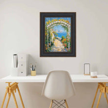 Load image into Gallery viewer, 11x14 Frame Wide Black Bronze Leather Picture Frame