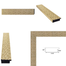 Load image into Gallery viewer, 11x14 Frame Bright Gold Glitter Metallic Picture Frame - Modern Disco Retro