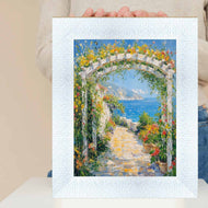 Wide Bright White Glitter Gloss Picture Frame Home Office