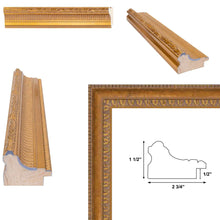 Load image into Gallery viewer, 16x20 Frame Wide Colosseum Gold Leaf Scoop Picture Frame