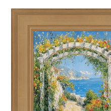 Load image into Gallery viewer, Wide Gold Flat Panel Picture Frame 